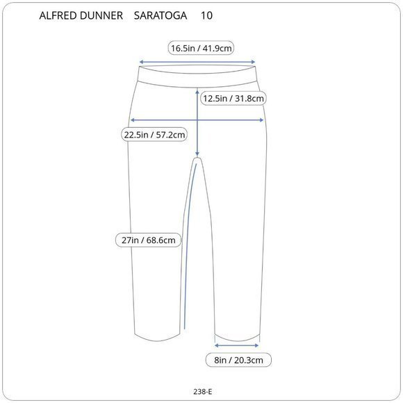 Alfred‎ Dunner Saratoga Pants Black White Proportioned Short 10 - Picture 3 of 9
